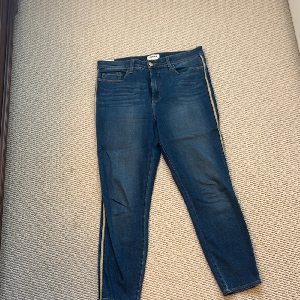 L'AGENCE Blue Skinny Jeans Timeless Fit